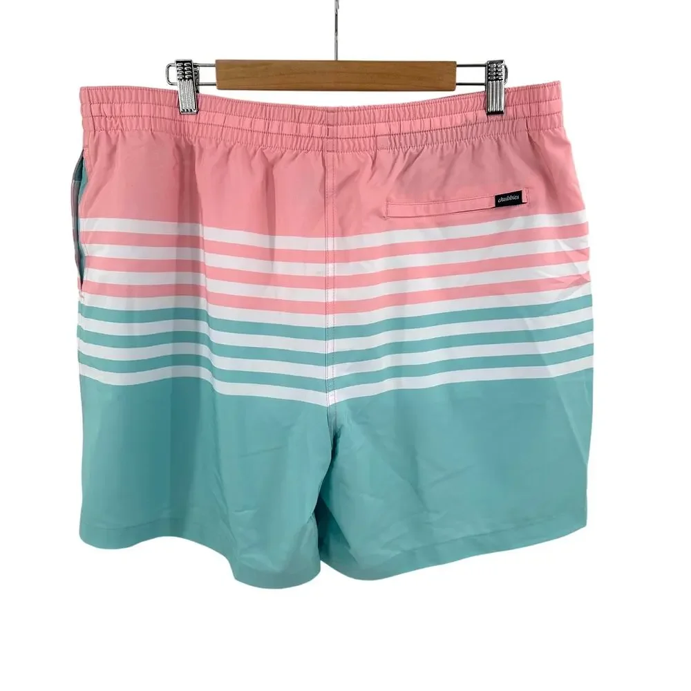 Chubbies The On The Horizons 5.5 Classic Swim Trunk Size XXL